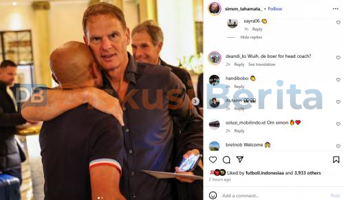 Geger Frank De Boer Peluk Simon Tahamata 2025 2