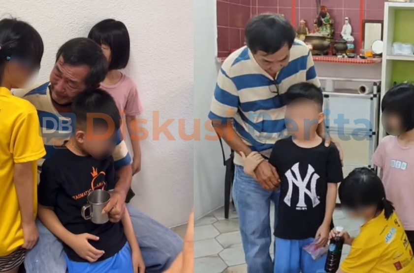 TERPAKSA! Ayah Berkorban, Gaji Rendah Lepas 3 Anak