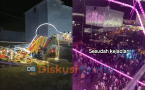 Tragedi Rainbow Slide Pasar Malam 5 Korban Luka
