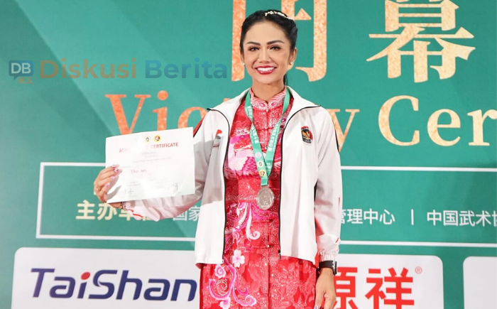 Heboh Krisdayanti Sabet Perak Wushu Dunia 2025
