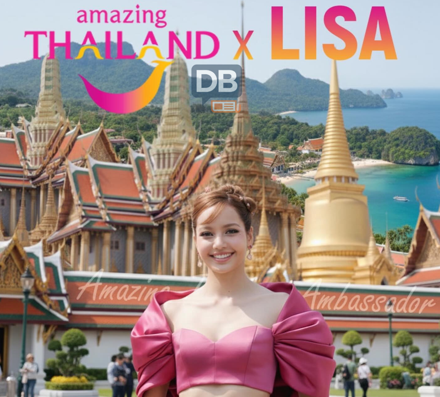 Lisa BLACKPINK Resmi Duta Pariwisata Thailand